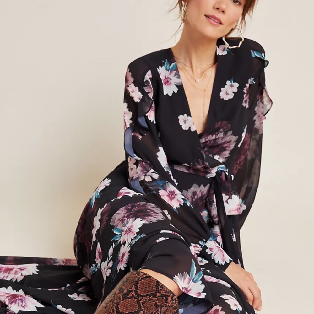 NWT Anthropologie Yumi Kim Jessica Floral Maxi M